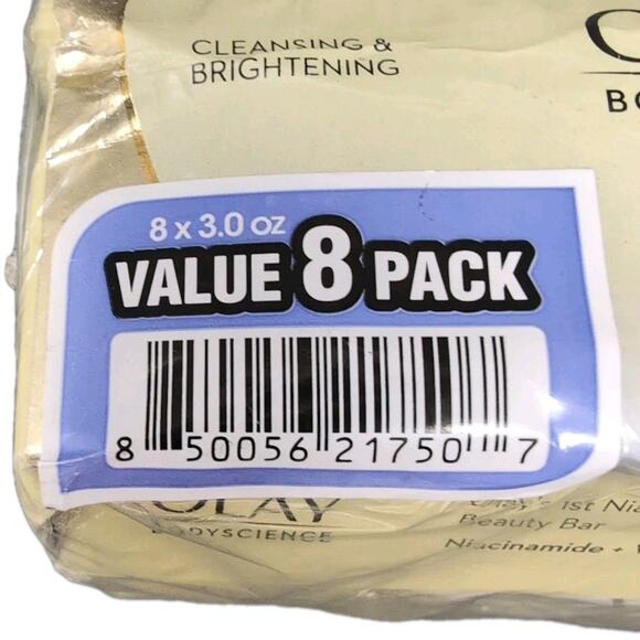 Olay B3 + Hyaluronic Acid Cleansing Moisturizing Beauty Bar Soap 8 Pack READ - Picture 3 of 5